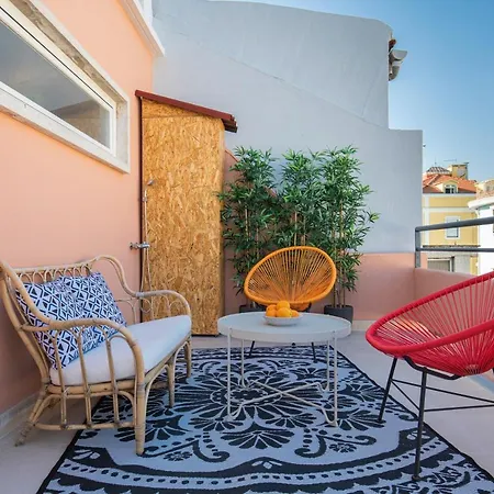 Lejlighed Sunny 1bdr With Terrace By Lovelystay